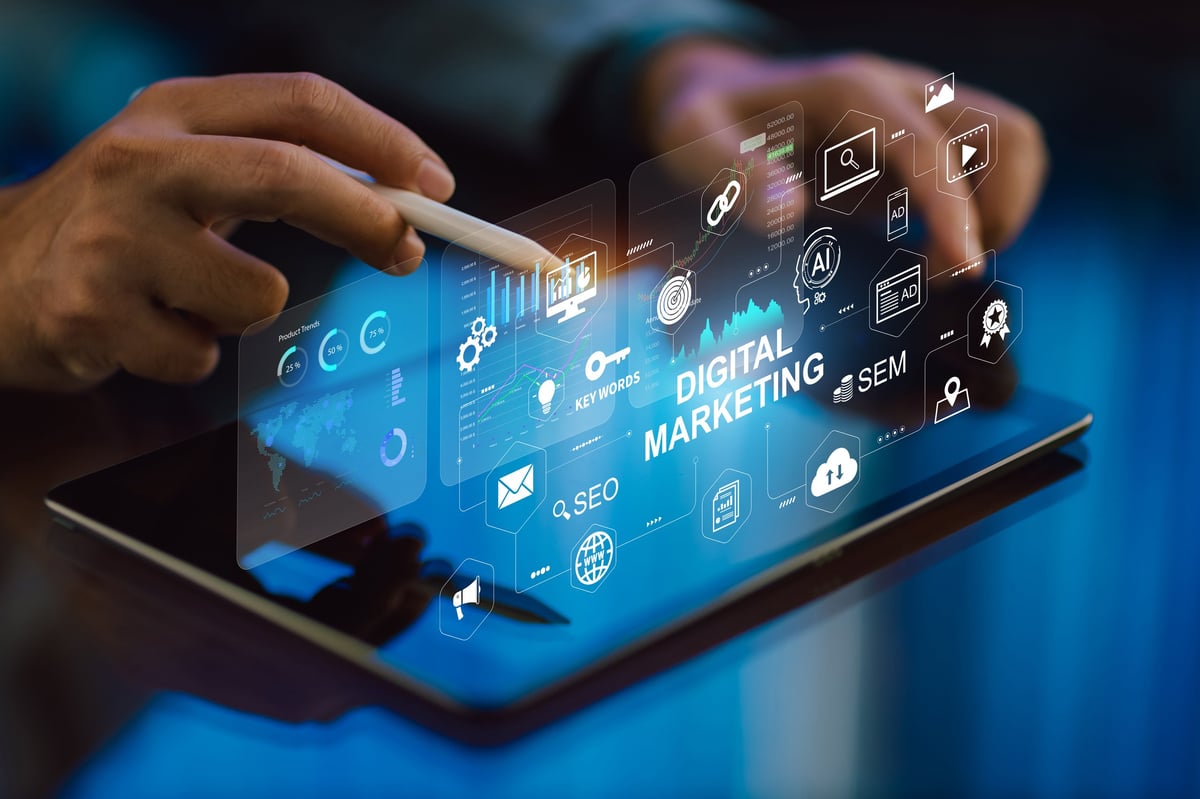 Business analytics dashboard